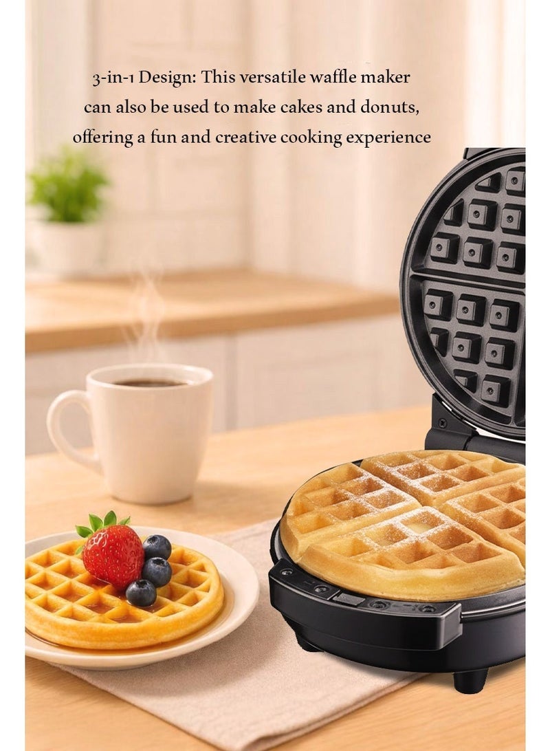 sokany 3-in-1 Design: This versatile waffle maker can also be used to create cartoon-shaped cakes and doughnuts, offering a fun and creative cooking experience. - Image 2
